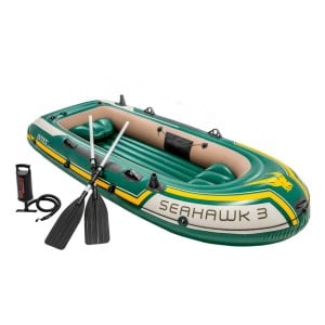 Aufblasbarer Boot Intex Seahawk 3 grün 295 x 43 x 137 cm