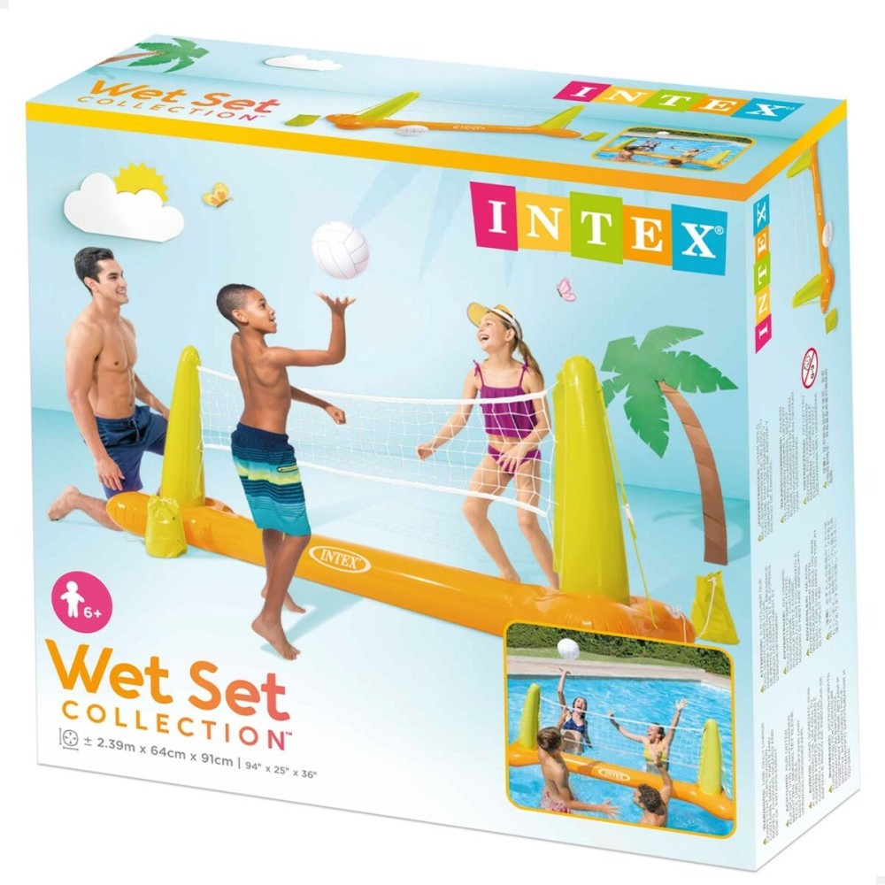 Jeu de volley-ball en piscine Intex 239 x 91 x 64 cm (6 Unités)