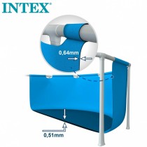 Schwimmbad Abnehmbar Intex Baltik 549 x 122 x 549 cm