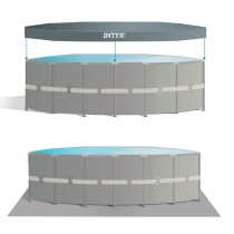 Schwimmbad Abnehmbar Intex 549 x 132 x 549 cm