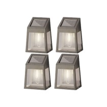 Applique Murale Lumineo 898174 5 Lm Solaire Lumière LED (4 Unités)