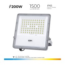 Projecteur EDM 31855 200 W 1500 lm Télécommande Panneau solaire photovoltaïque (6500 K)