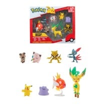 Action Figure Pokémon Pikachu, Sneasel, Magikarp, Abra, Rockruff, Ditto, Bayleef & Jigglypuff