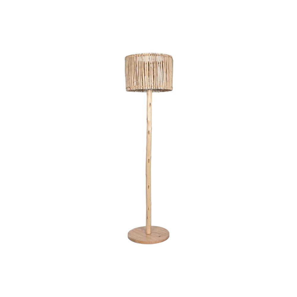 Stehlampe Home ESPRIT natürlich Jute Eukalyptusholz 50 W 220 V 40 x 40 x 150 cm