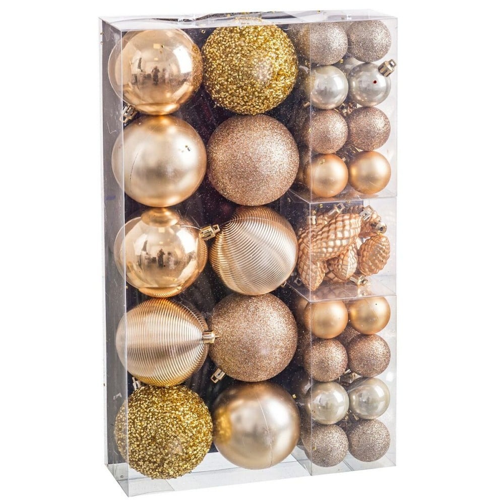 Weihnachtsbaumkugeln Gold (50 Stück)