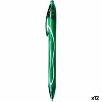 Gel pen Bic Gel-Ocity Quick Dry Green 0,3 mm (12 Units)