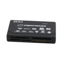 External Card Reader Esperanza EA119 Black