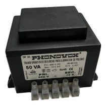 Sicherheitstransformator für Schwimmbadbeleuchtung PHONOVOX tp31050 50 VA 12 V 230 V 50-60 Hz 9,8 x 7,9 x 6,4 cm