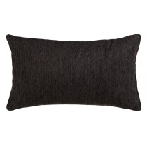 Coussin Polyester Coton Noir 50 x 30 cm