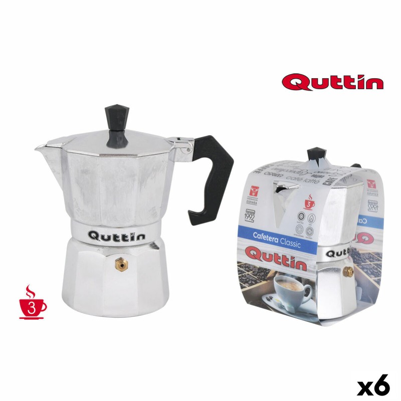 Italienische Kaffeemaschine Quttin 105187 (6 Stück)