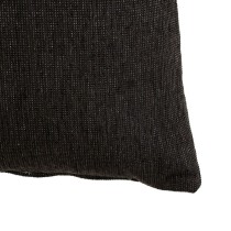 Coussin Polyester Coton Noir 50 x 30 cm