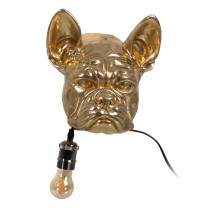 Wall Light Golden Resin A 40 W Dog 220-240 V 28 x 26,5 x 23 cm