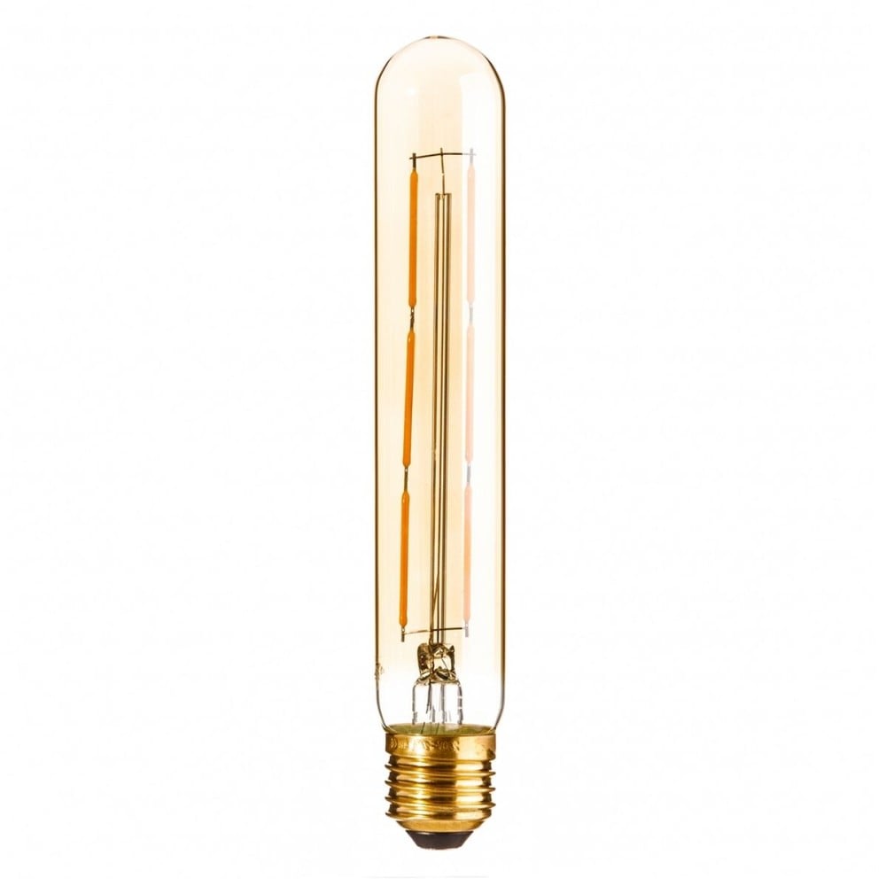 LED-Lampe Gold E27 6W 3,4 x 3,4 x 19 cm