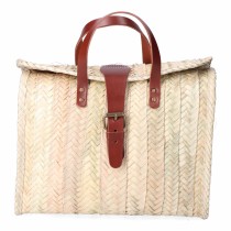 Briefcase EDM Milan 32 x 26 cm Palm leaf Buckle Leather