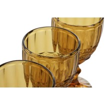 Set of cups Home ESPRIT Amber Crystal 325 ml (6 Units)