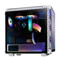 Gehäuse Semitour Mikro ATX / Mini ITX / ATX XPG Battlecruiser Weiß Schwarz ARGB