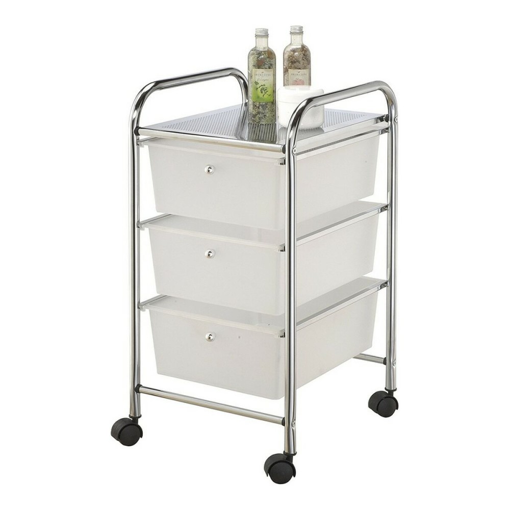 Chest of drawers Berilo YS-A3CL Transparent 3 drawers