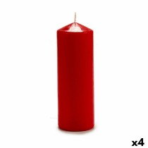 Bougie 20 cm Rouge Cire (4 Unités)