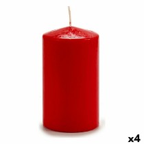 Candle Acorde CY88150M Red 9 x 15 x 9 cm (4 Units)