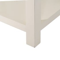 Table de Nuit ORIENT Blanc Bois d'épicéa Bois MDF 45 x 30 x 66 cm