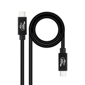 USB-C Cable NANOCABLE Black 1 m