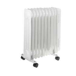 Radiateur à Huile Adler AD 7816 Blanc Noir 2000 W