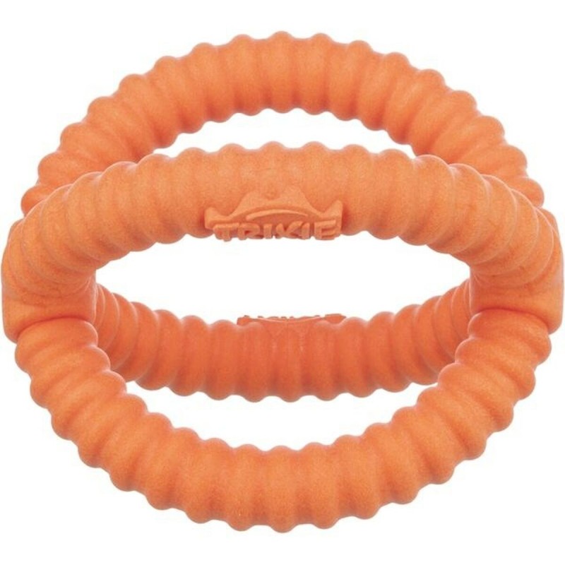 Beißring für Hunde Trixie TX-33448 grün Orange Gummi Thermoplastischer Kunststoff tiere