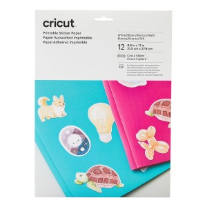 Papier autocollant imprimable pour plotter de découpe Cricut PRINTABLE