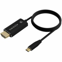 USB-C-zu-HDMI-Adapter Aisens A109-0712 Schwarz 2 m