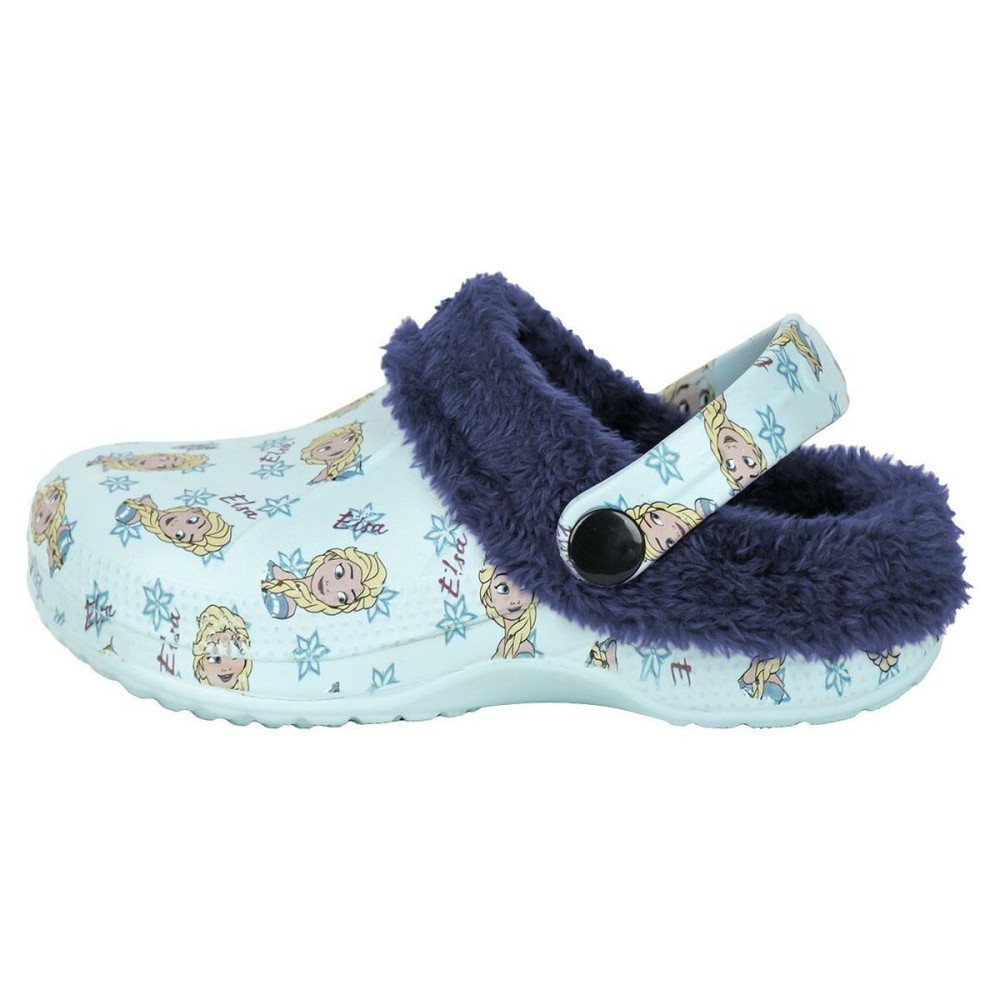 House Slippers Frozen Light Blue