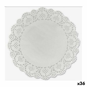 Cake stand Wooow White Paper 24 Pieces