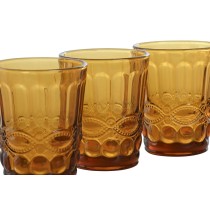 Set of glasses Home ESPRIT Crystal With relief 240 ml