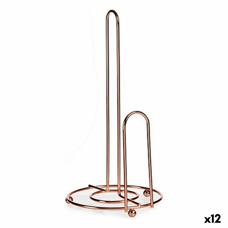 Kitchen Paper Holder Kinvara CN-W3803 Copper Steel 15,5 x 32 x 16 cm (12 Units)