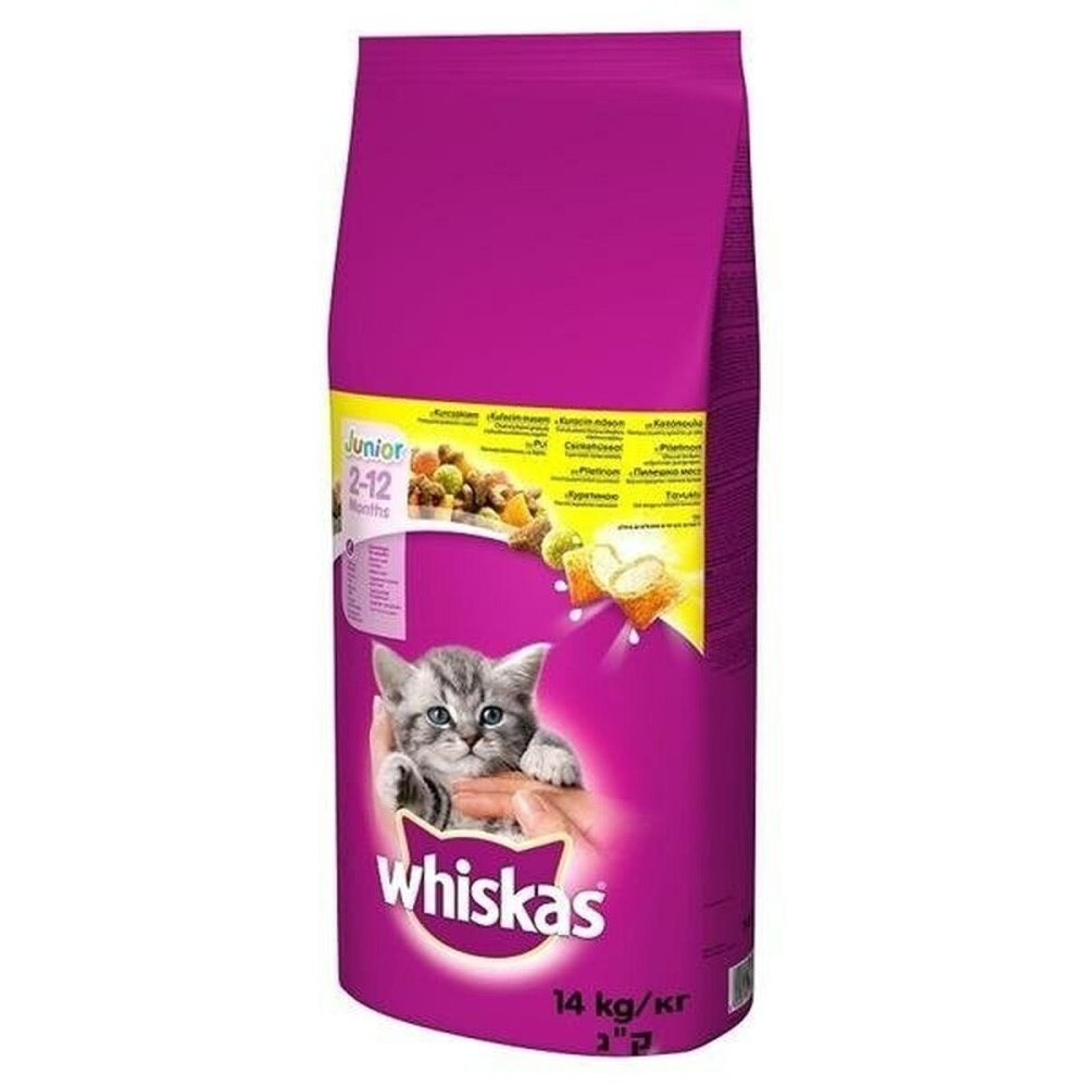 Aliments pour chat Whiskas Junior Poulet 14 Kg