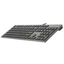 Keyboard A4 Tech KV-300H QWERTY Black Grey Monochrome Black/Grey