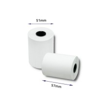 Rouleau de Papier Thermique Qoltec 51895 10 Unités Blanc 57 mm 30 m