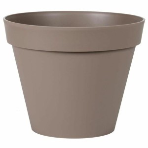 Plant pot EDA Tuscan  Taupe polypropylene Circular Ø 40 x 32 cm