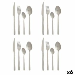 Besteck-Set Kinvara KT214012 Silberfarben Edelstahl Mattierend (6 Stück)