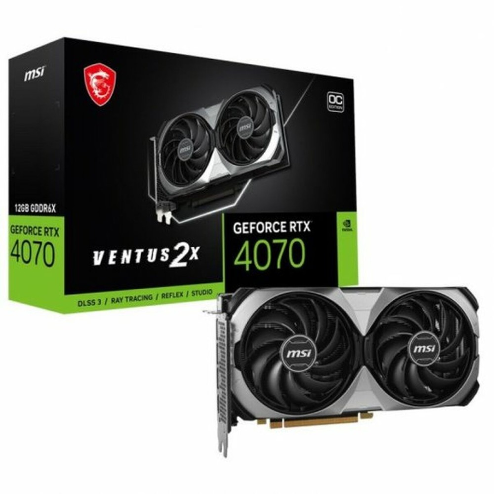 Grafikkarte MSI GEFORCE RTX 4070 VENTUS 2X E 12G OC GEFORCE RTX 4070 12 GB GDDR6