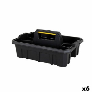 Tool Organiser Bricotech Black polypropylene 49,5 x 34,5 x 21 cm (6 Units)