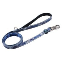 Dog Lead Stitch Grey Blue M