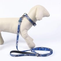 Dog Lead Stitch Grey Blue M