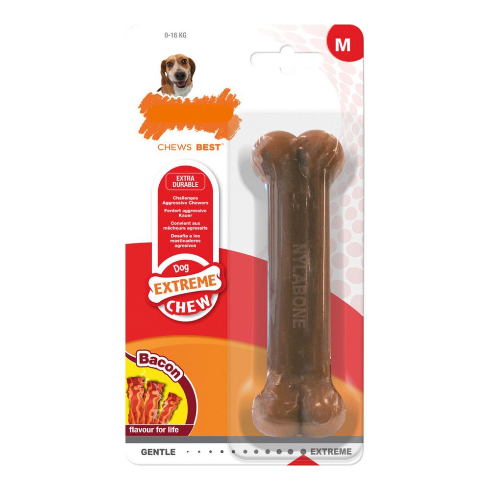 Beißring für Hunde Nylabone Dura Chew Bacon M