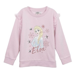 Sweat sans capuche enfant Frozen Rose clair