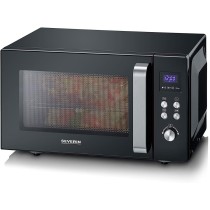 Mikrowelle mit Grill Severin 7763        25L 900 W Schwarz