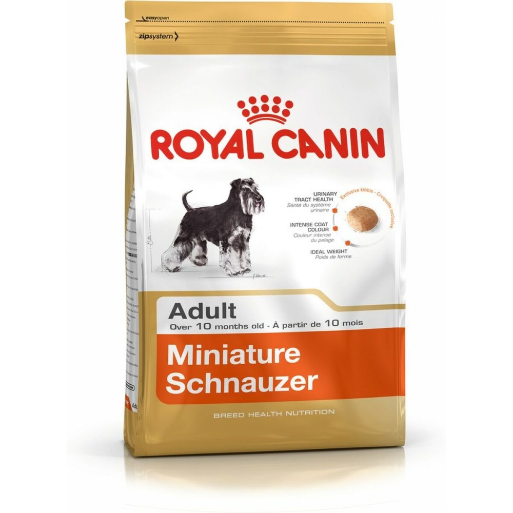 Fodder Royal Canin Miniature Schnauzer Adult Chicken Birds 3 Kg