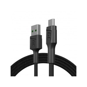 Câble USB vers micro USB Green Cell KABGC20 Noir 1,2 m