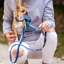 Laisse pour Chien Stitch Bleu foncé S