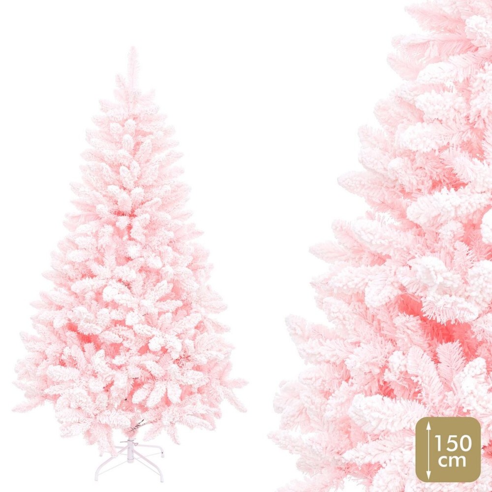 Sapin de Noël Rose PVC 60 x 60 x 150 cm