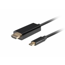 Câble USB-C vers HDMI Lanberg CA-CMHD-10CU-0010-BK Noir 1 m